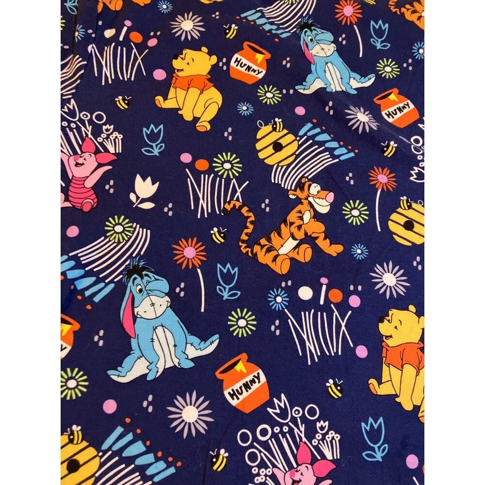 Winnie The Pooh and Friends Medical Scrub Top Size small - Picture 8 of 8